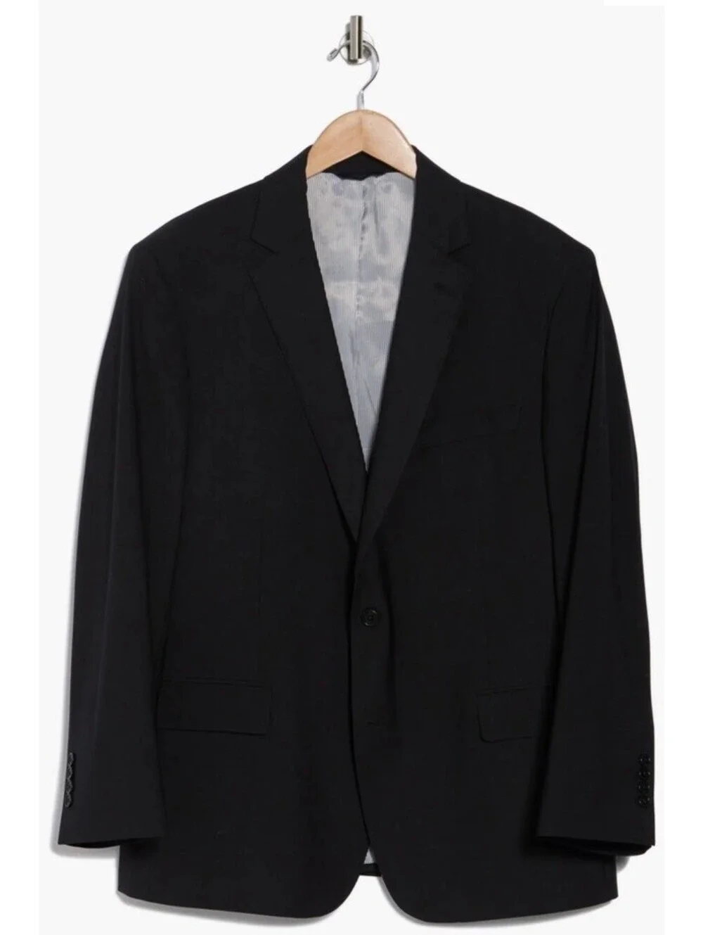 $498 NWT Brooks Brothers Explorer Classic Suit Jacket Black Mens 48R